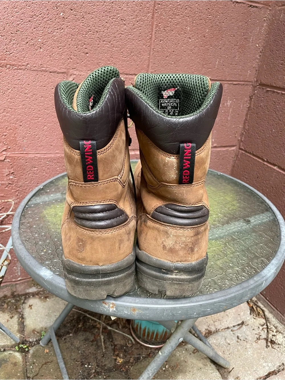 Red Wing king Toe 8-inch Insulated Waterproof Safety Toe Boots Size 13 D